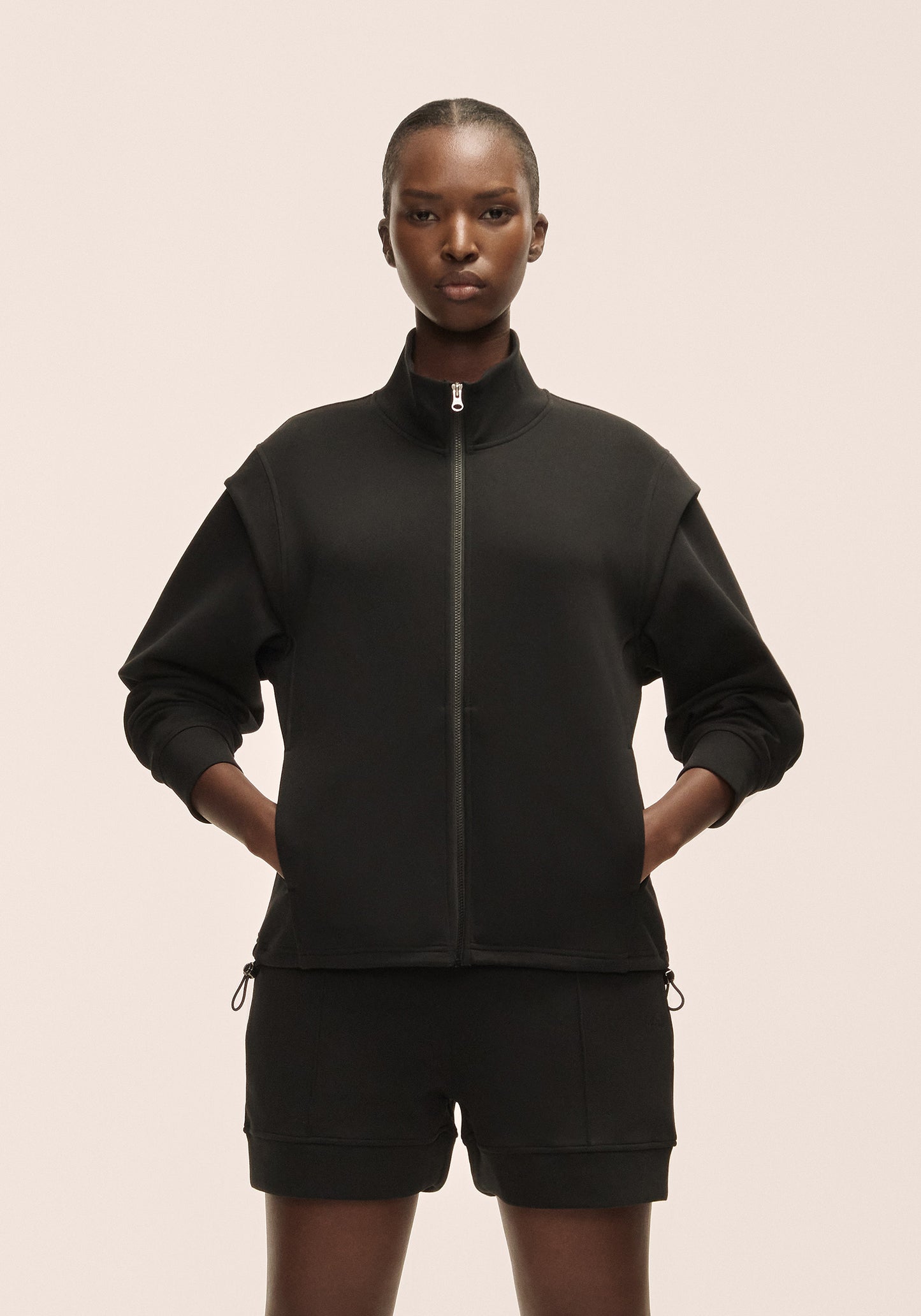 Aria Full Zip - Black