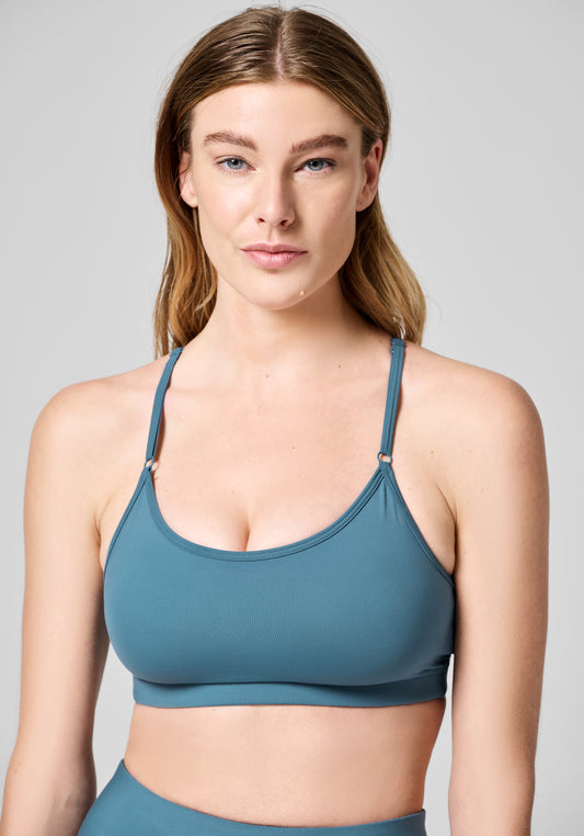 Casall Strappy Sports Bra - Ocean Blue