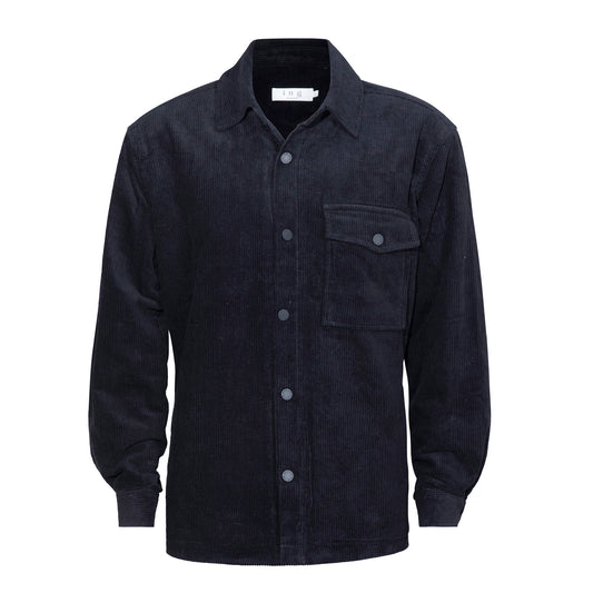 Corduroy Overshirt - Black