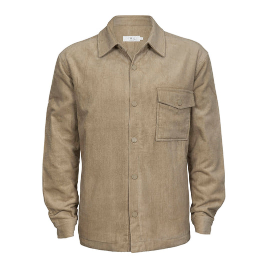 Corduroy Overshirt - Stone
