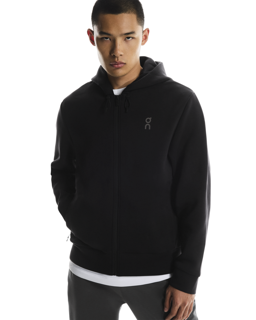 Focus Tech Zip Hoodie - Black