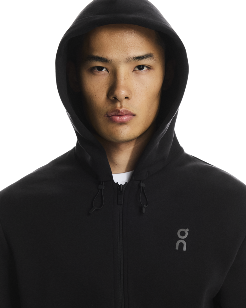 Focus Tech Zip Hoodie - Black