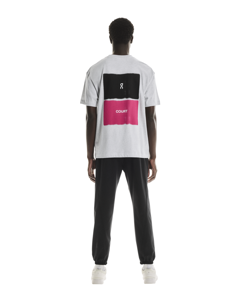 Club-T Court - Heather Gray | Pink