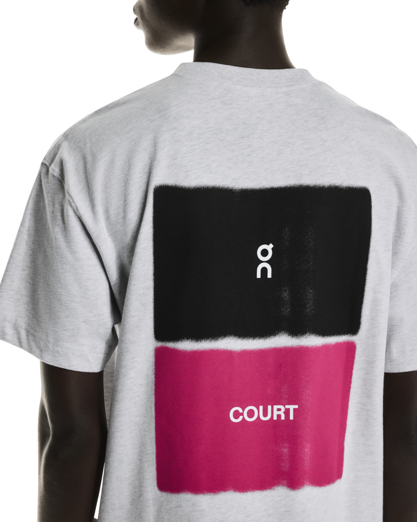 Club-T Court - Heather Gray | Pink