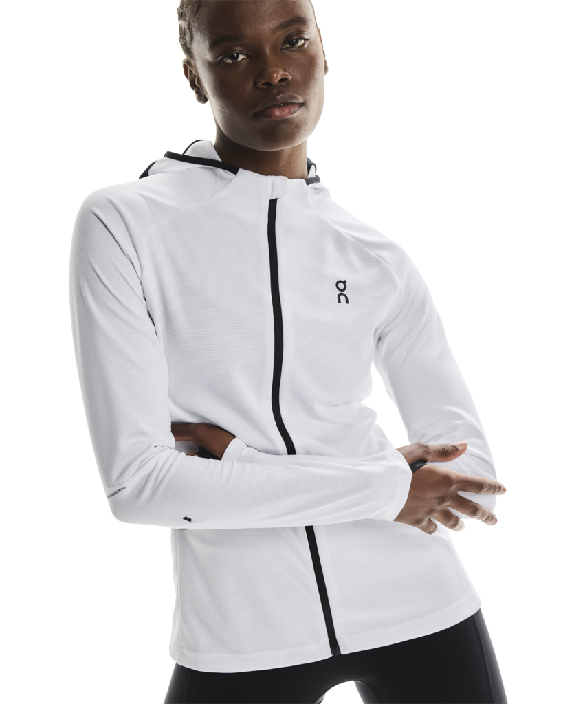 Climate Zip Hoodie - White