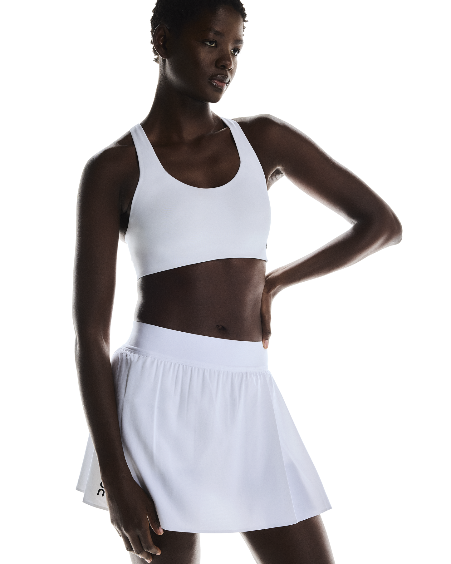 Court Skirt Pleated - White