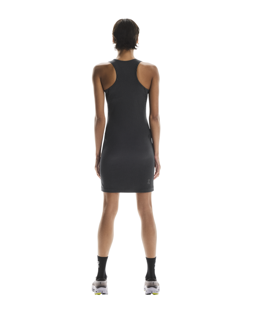 All-Day Ribbed Dress - Black | Rock