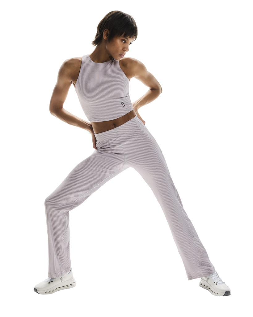 All-Day Ribbed Pants - Orchid | Lilac