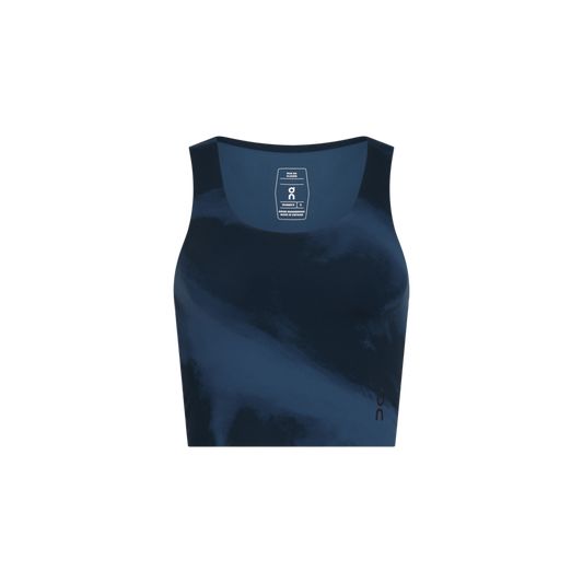 Studio Open Back Crop - Acai | Navy