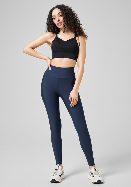 Graphic High Waist Tights - Core Blue