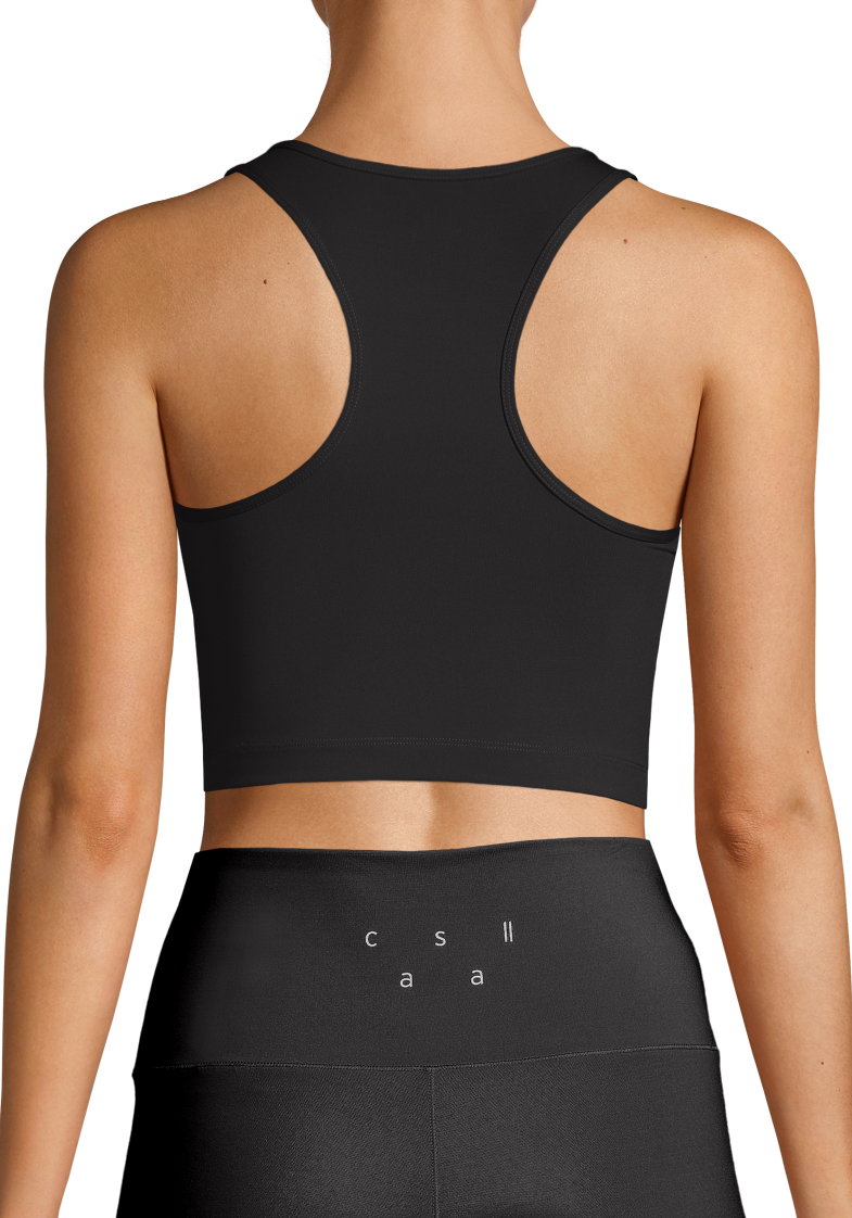 Casall Heart Shape Sport Top - Black