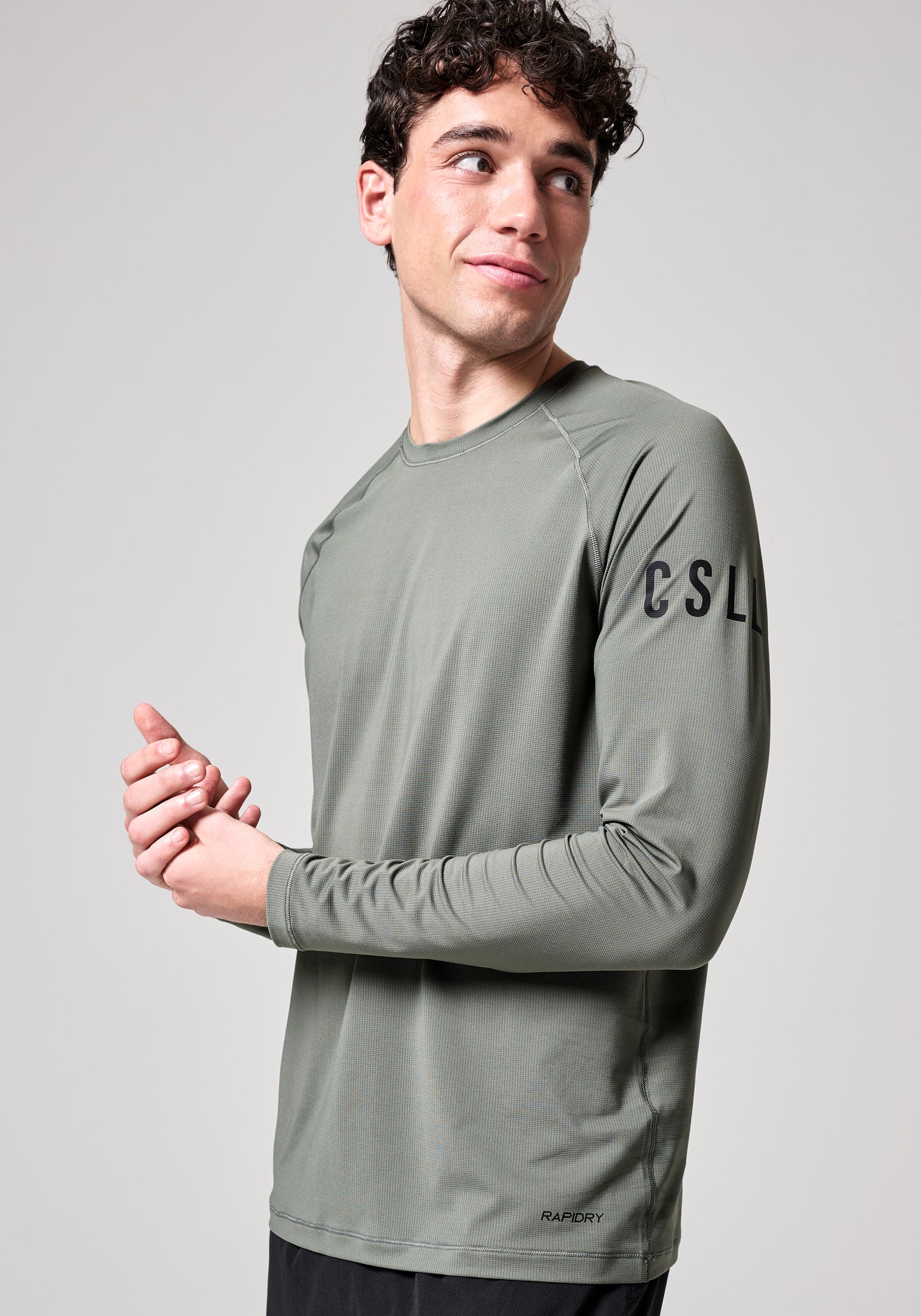 M Rapidry Long Sleeve - Sage Grey