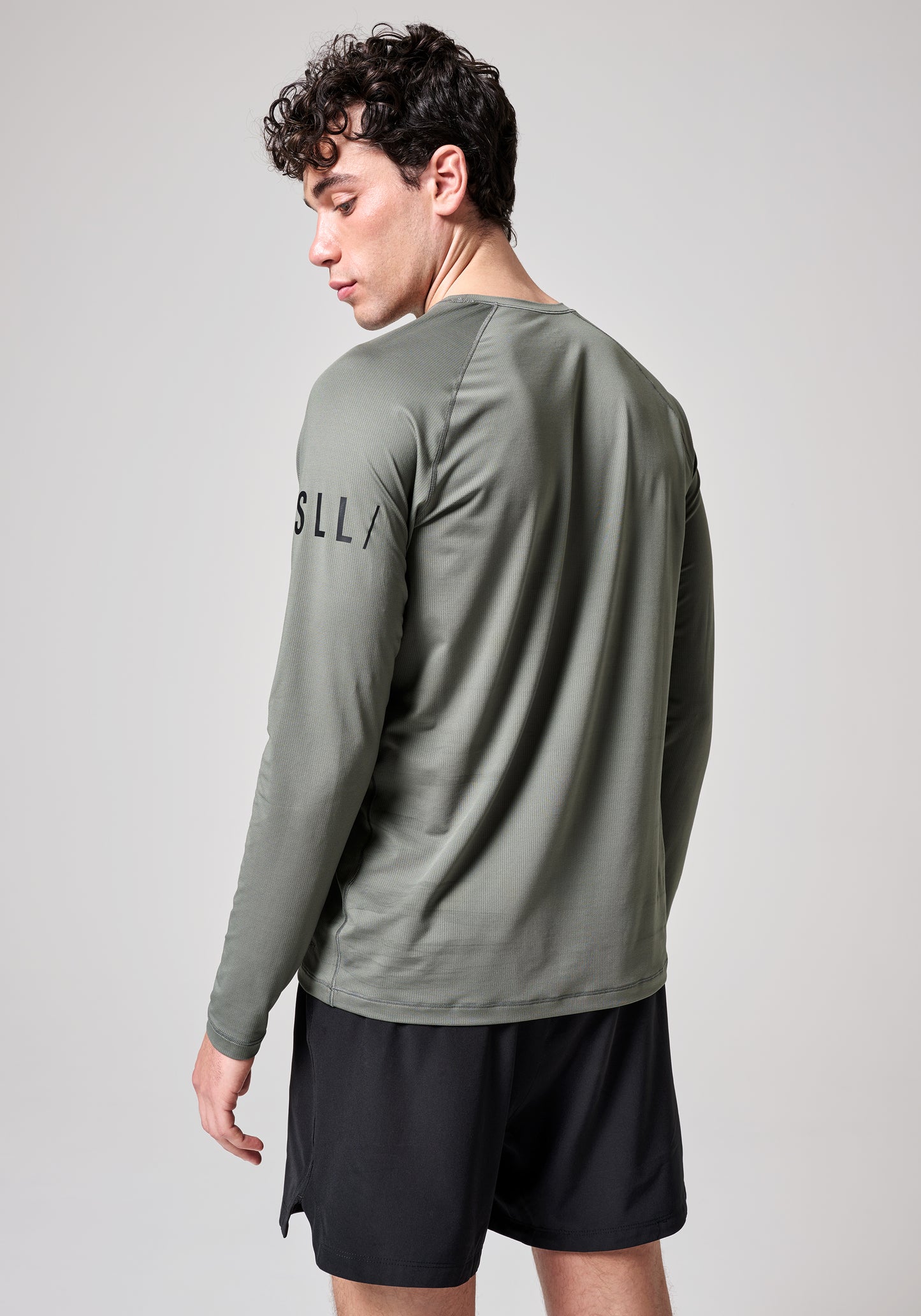 M Rapidry Long Sleeve - Sage Grey