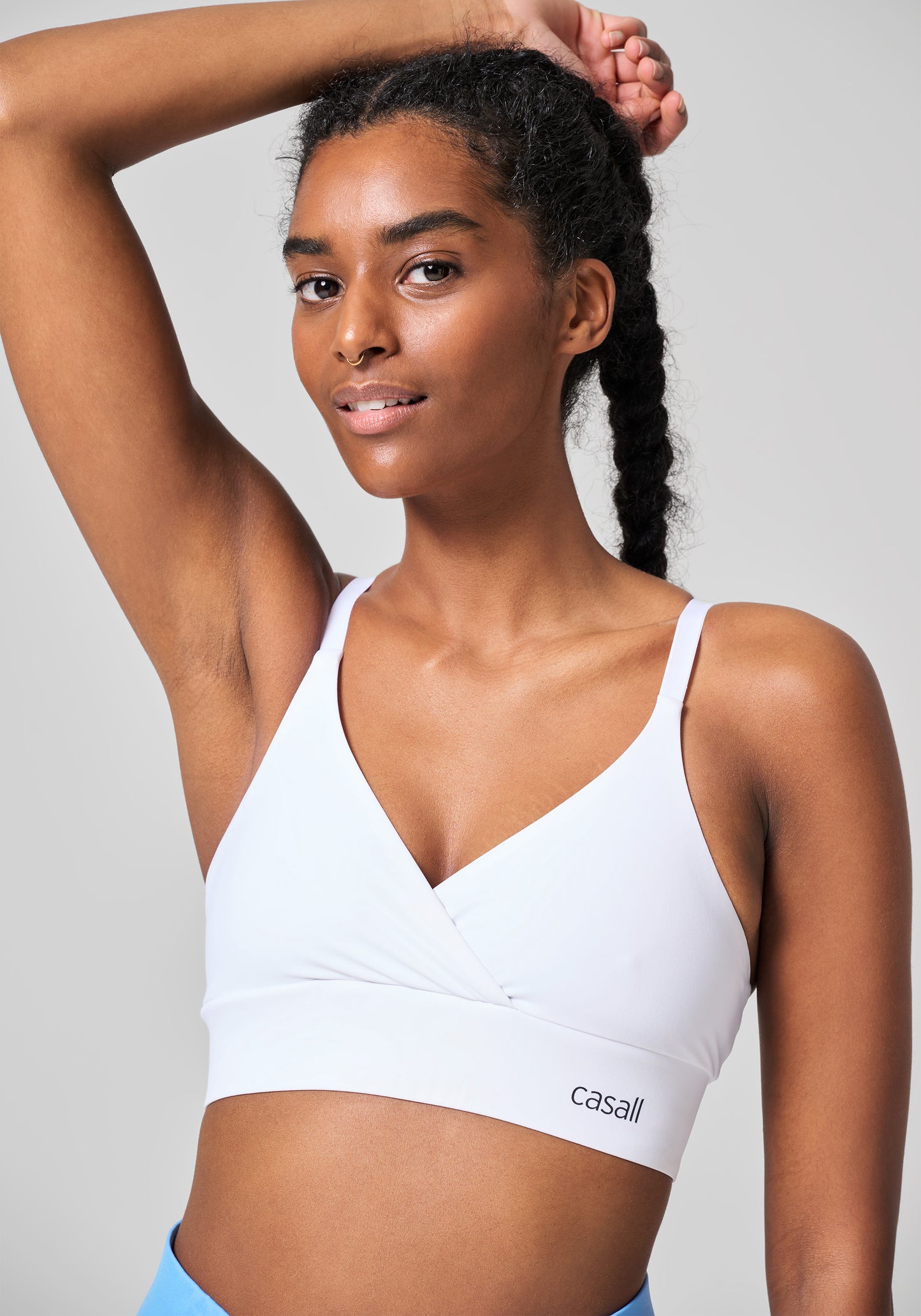 Casall Wrap Sports Bra - White