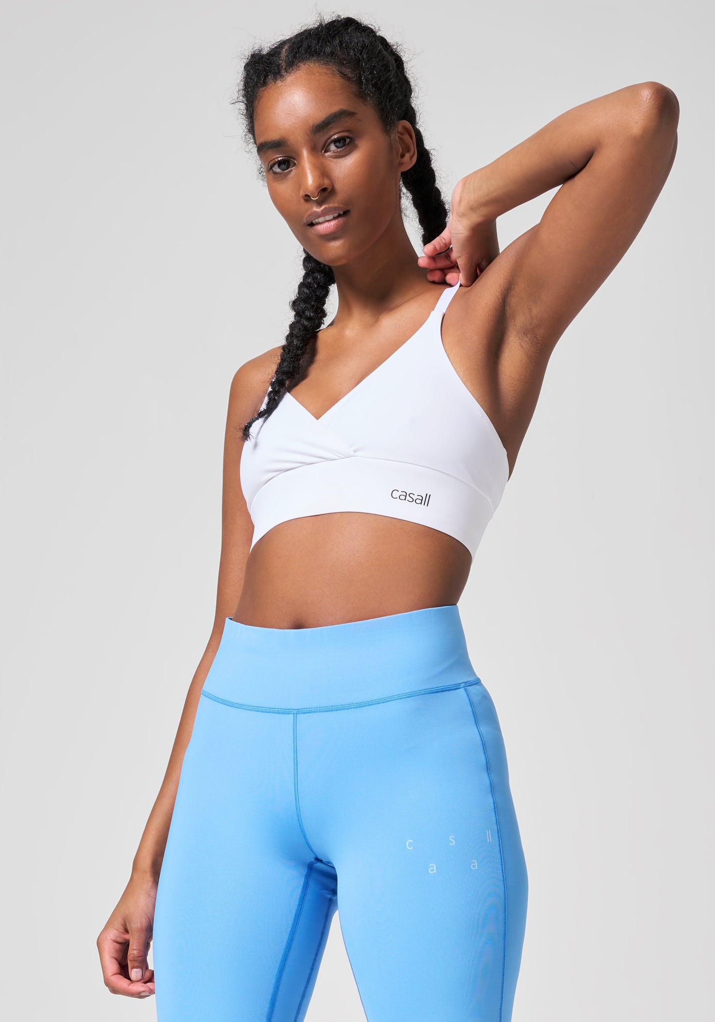 Casall Wrap Sports Bra - White