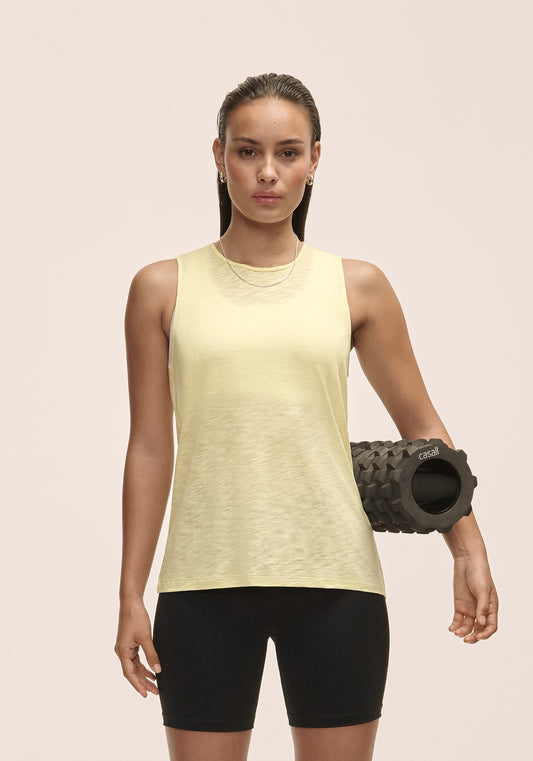 Soft Texture Tank - Yellow Steam