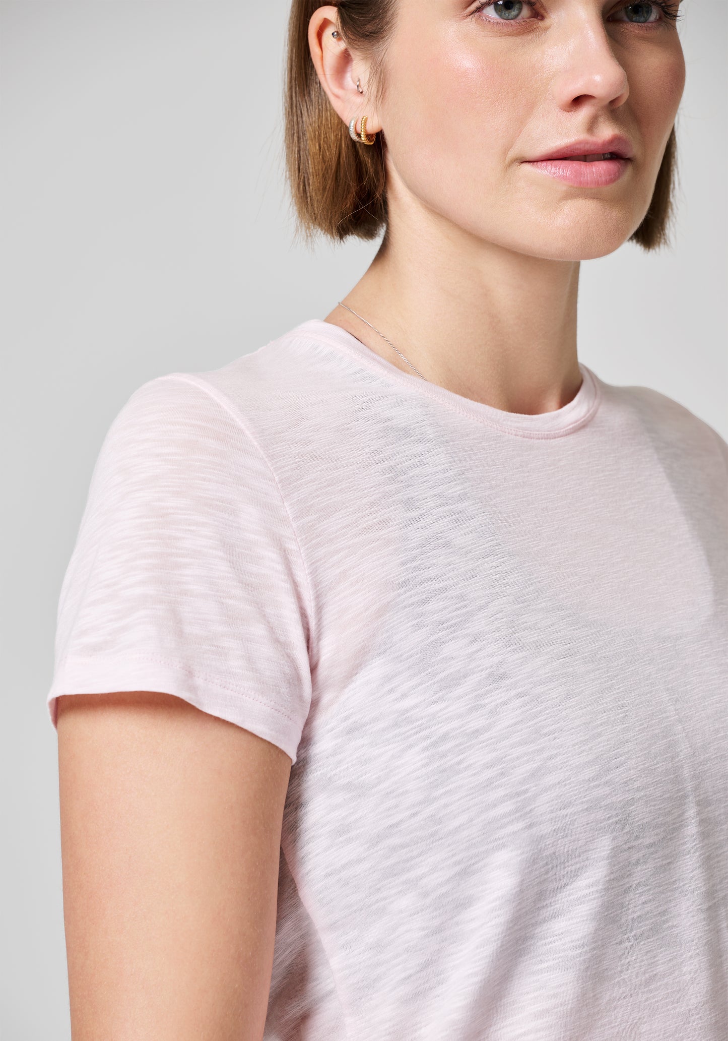 Casall Soft Texture Tee - Nectar Pink