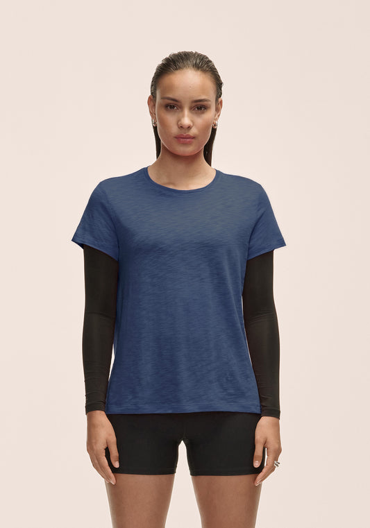 Soft Texture Tee - Blue Shadow