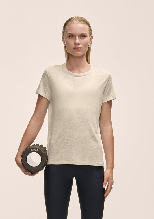 Soft Texture Tee - Ecru