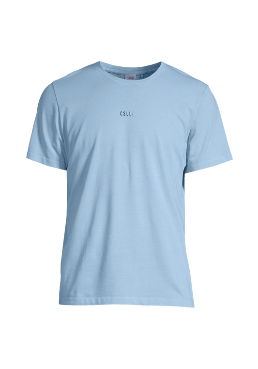 Washed Cotton Tee - Sky Blue