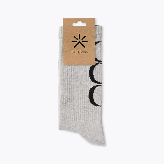 Out Of Office Socks - Light Grey