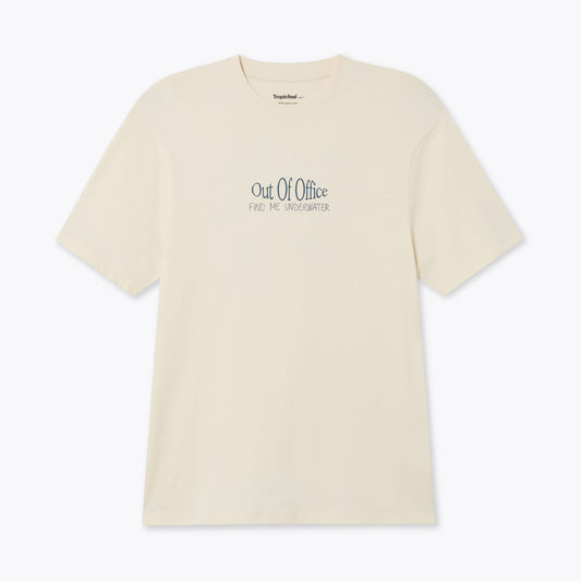 Find Me Underwater Tee - Cream White