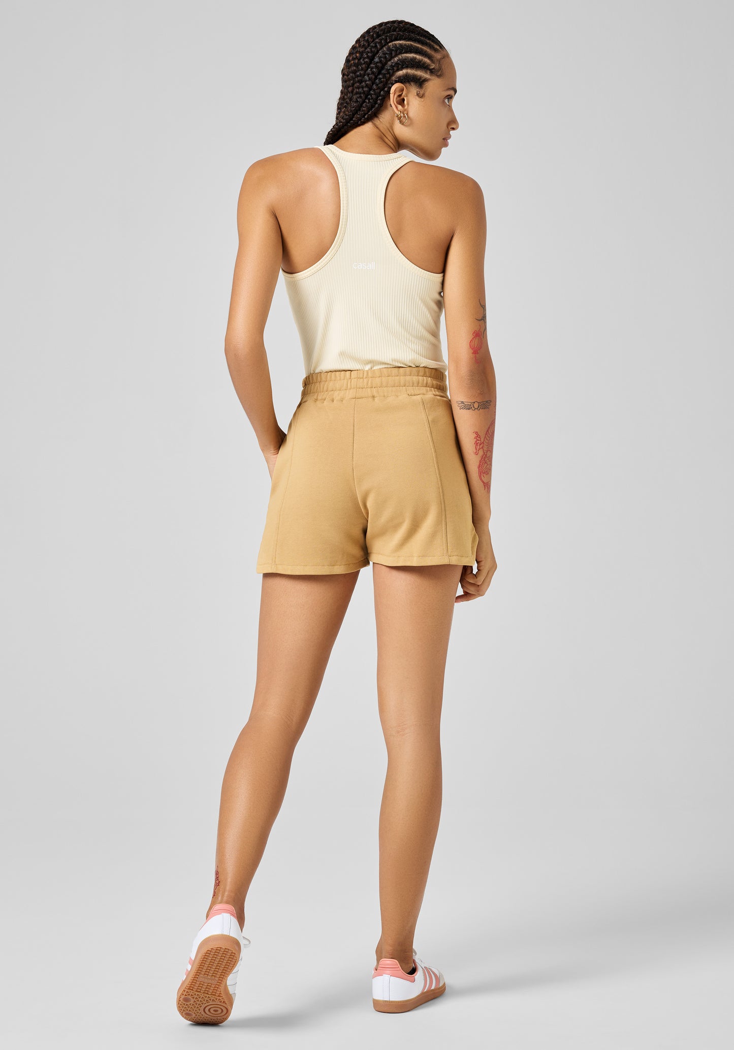 Terry Spring Shorts - Sugar Brown