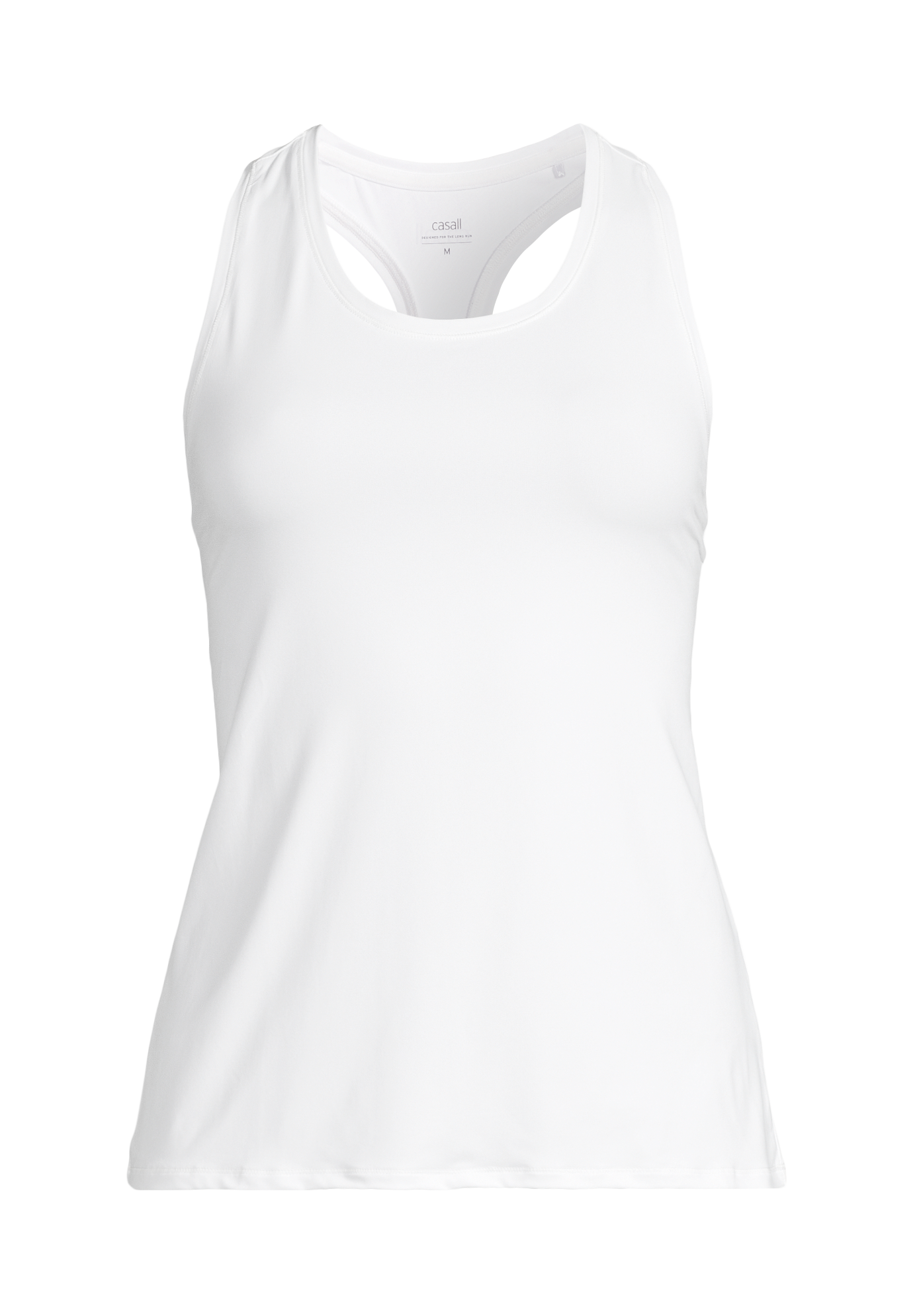 Essential Racerback Tank - White