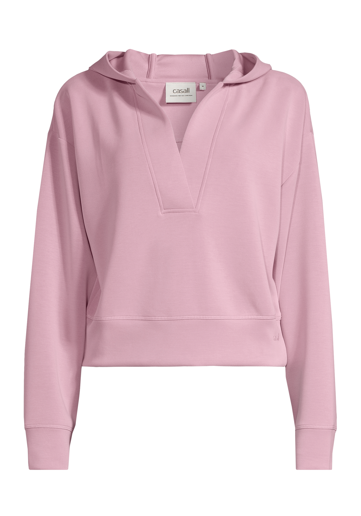 Peachy V-Neck Hoodie - Winter Mauve