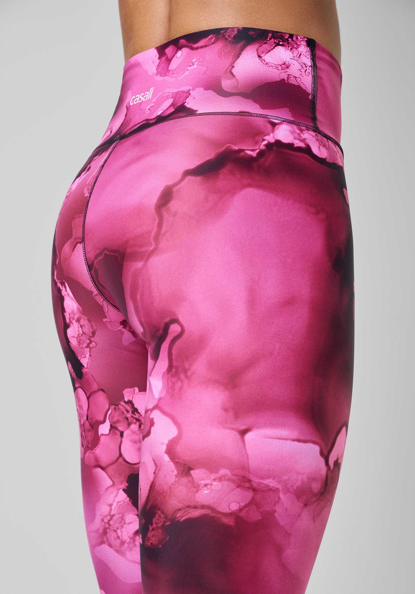 Ultra High Waist Printed Tights - Ice Pink