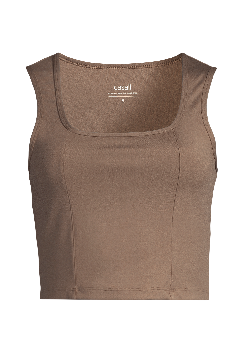 Edge Crop Top - Khaki
