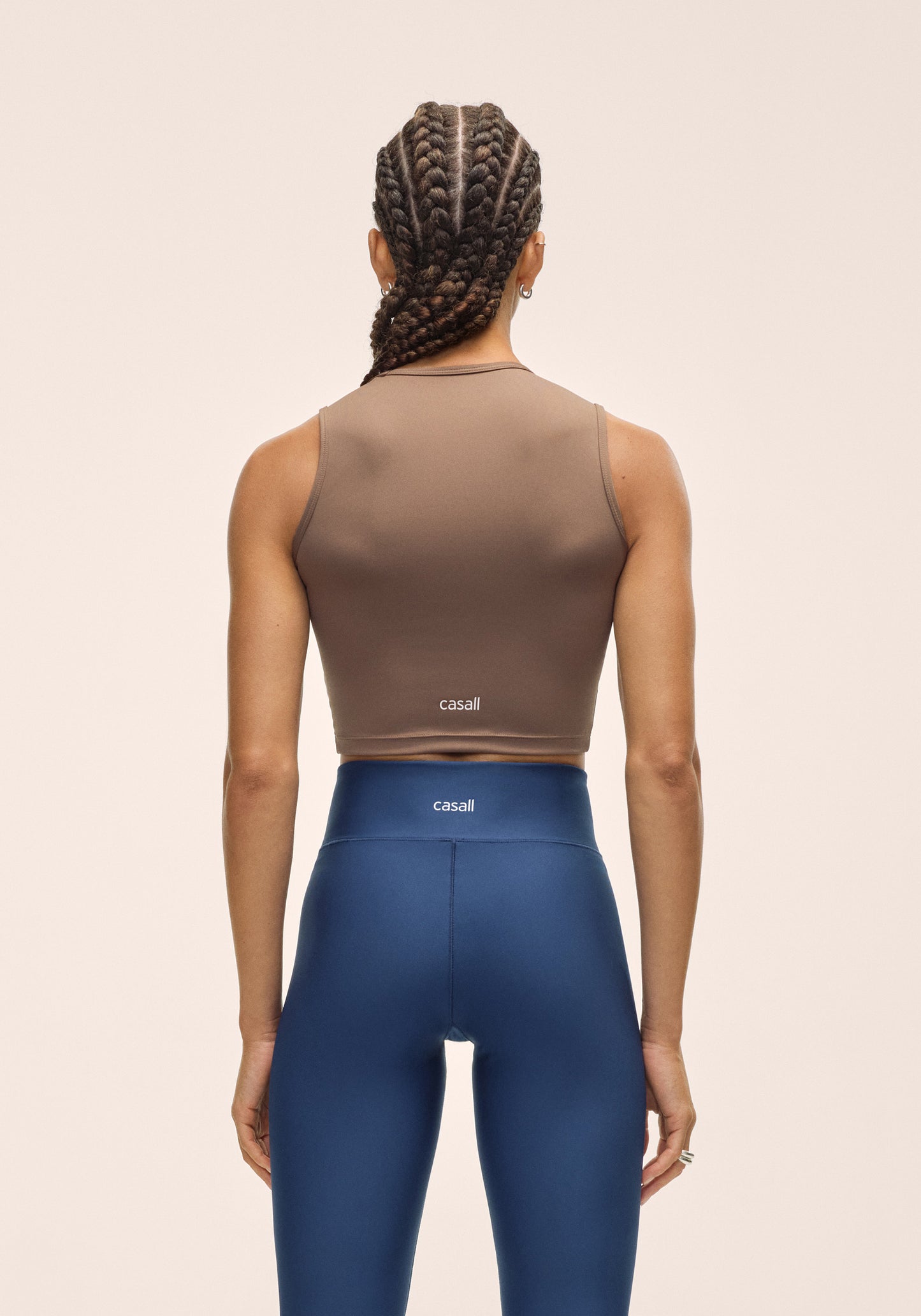 Edge Crop Top - Khaki