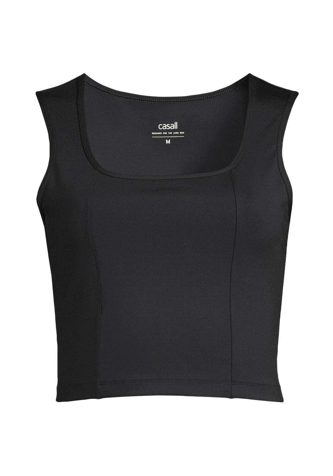 Edge Crop Top - Black