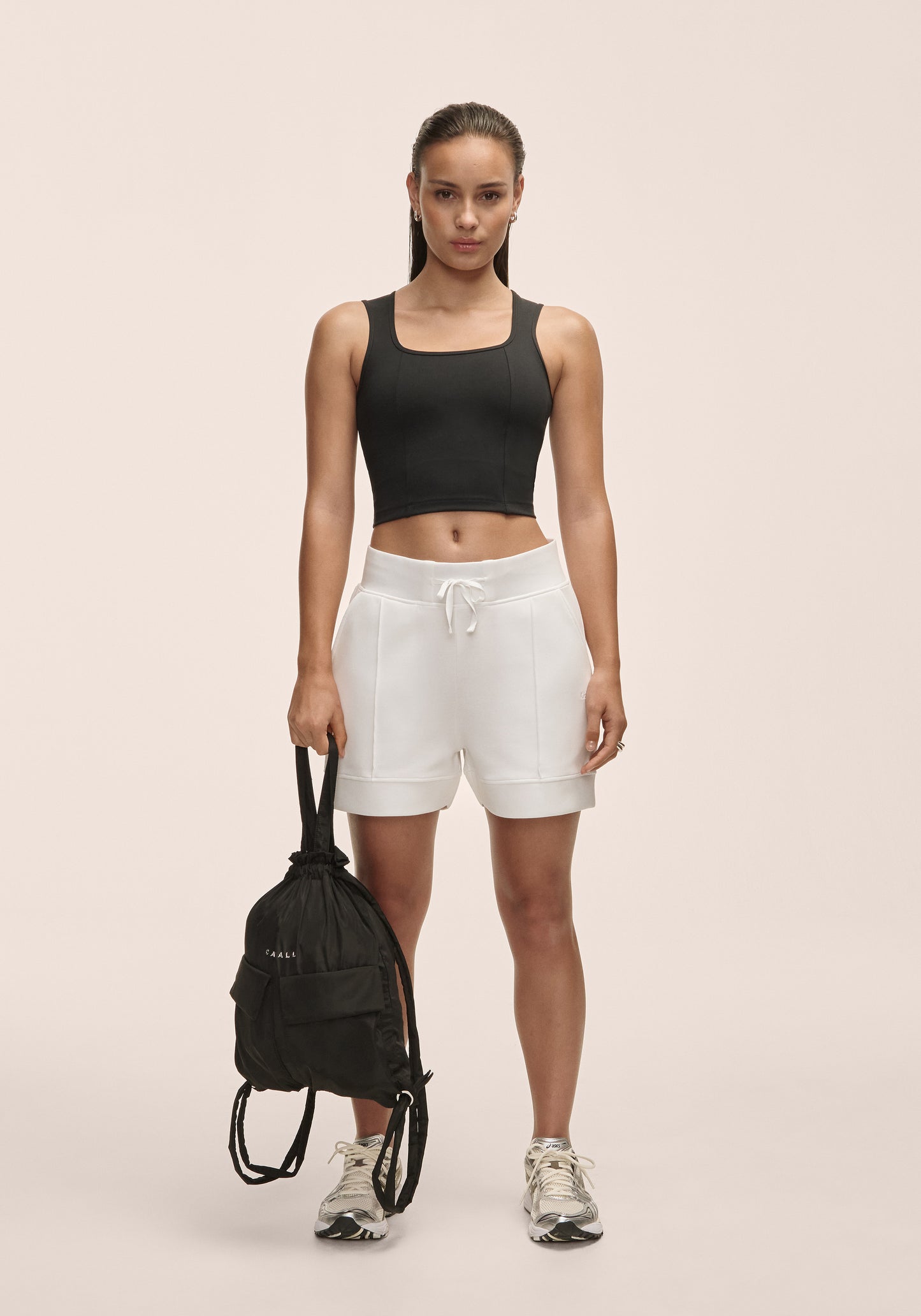 Edge Crop Top - Black