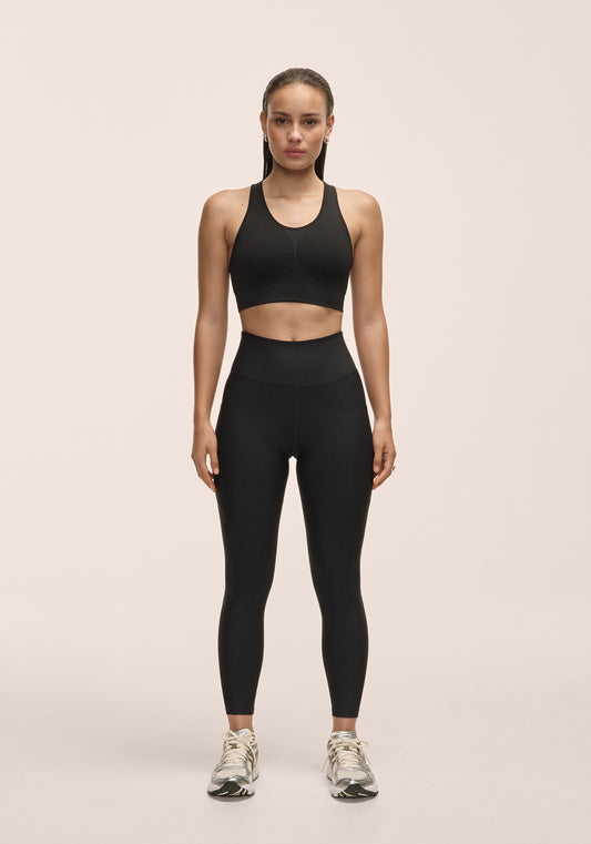 Pure Pocket High Waist Tights - Black