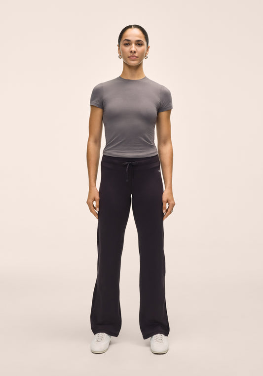 Jersey Straight Pant - Black