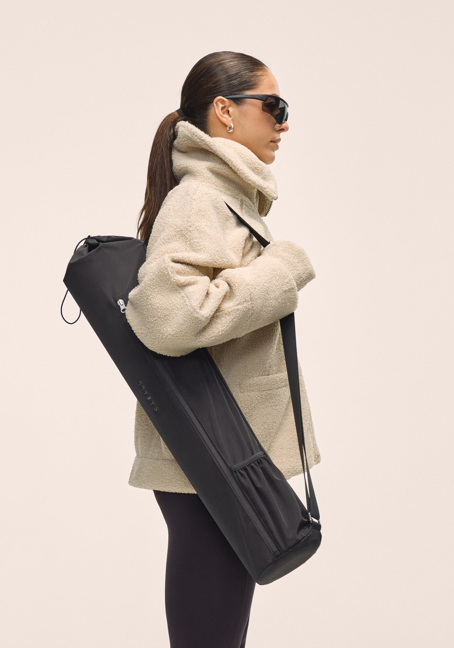 Sherpa Short Zip Jacket - Ecru