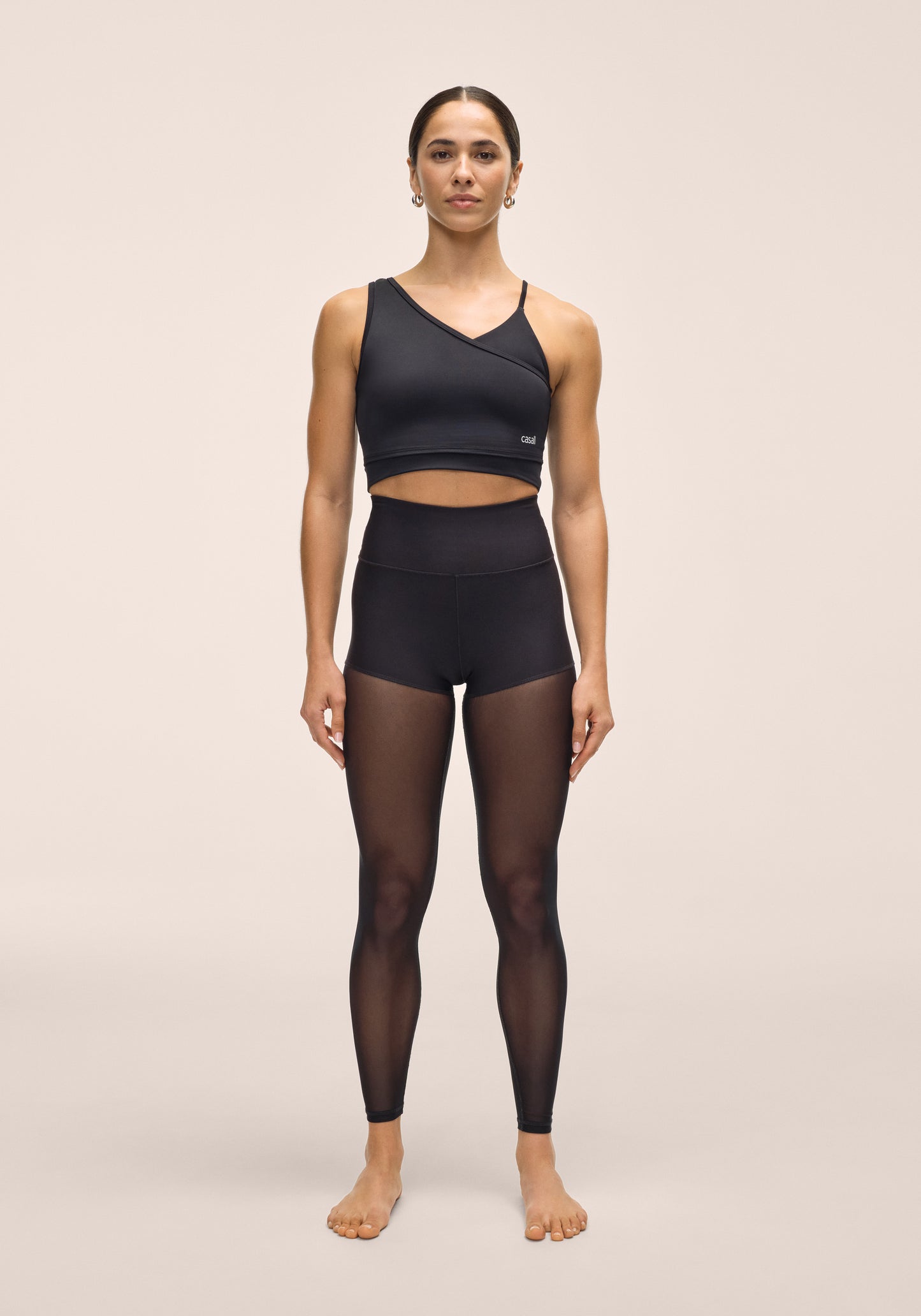 Power Mesh Studio Tights - Black