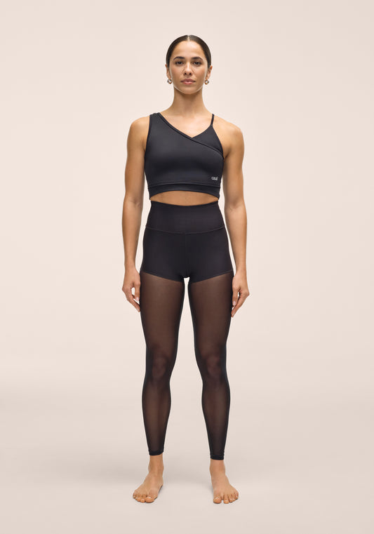 Power Mesh Studio Tights - Black