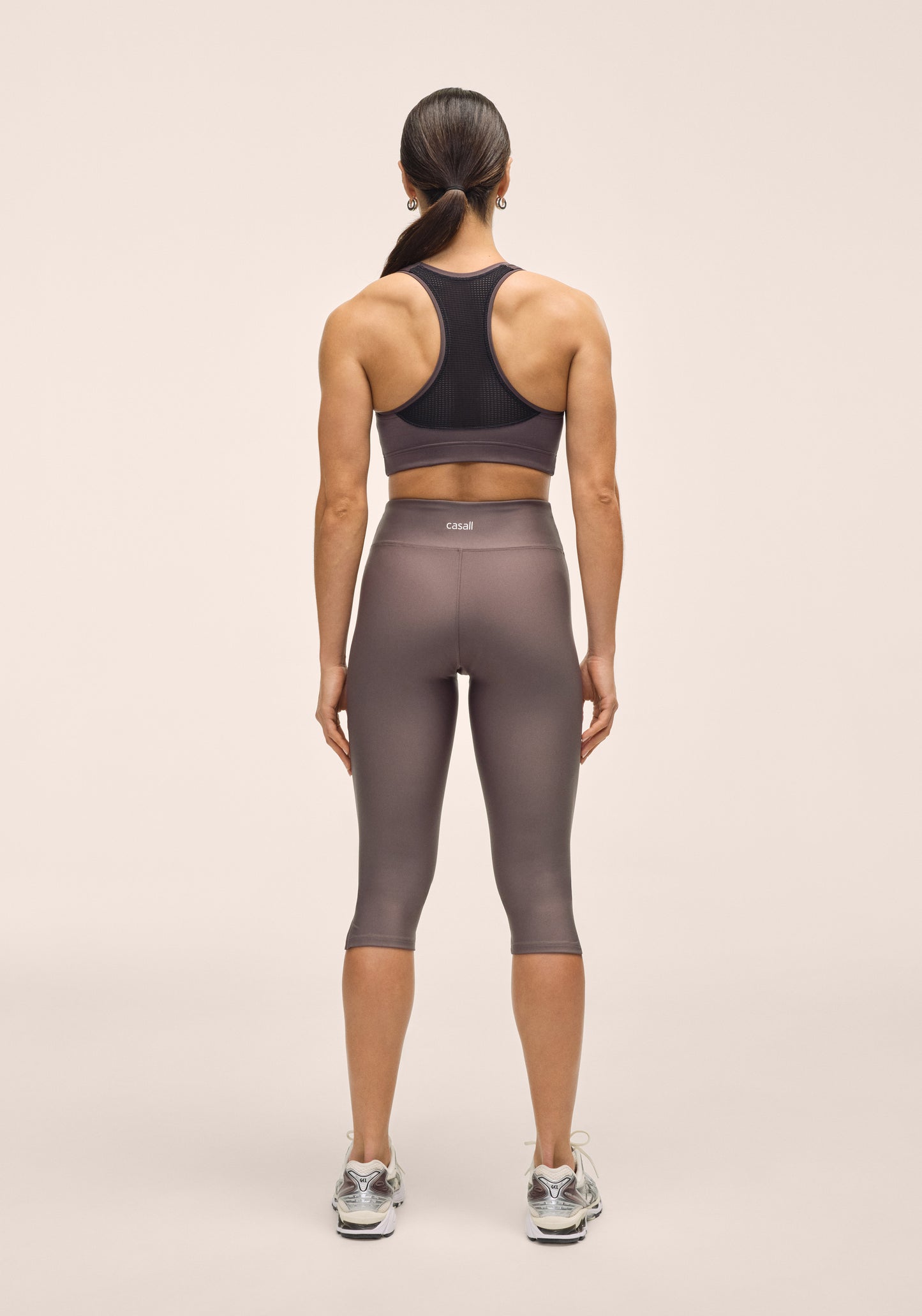 Capri Slit Regular Waist - Dk Grey