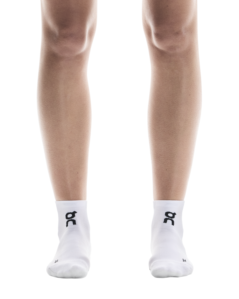 Core Run Sock Mid 2P - White