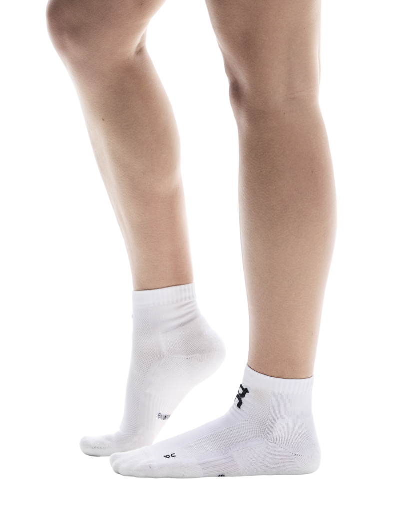 Core Run Sock Mid 2P - White