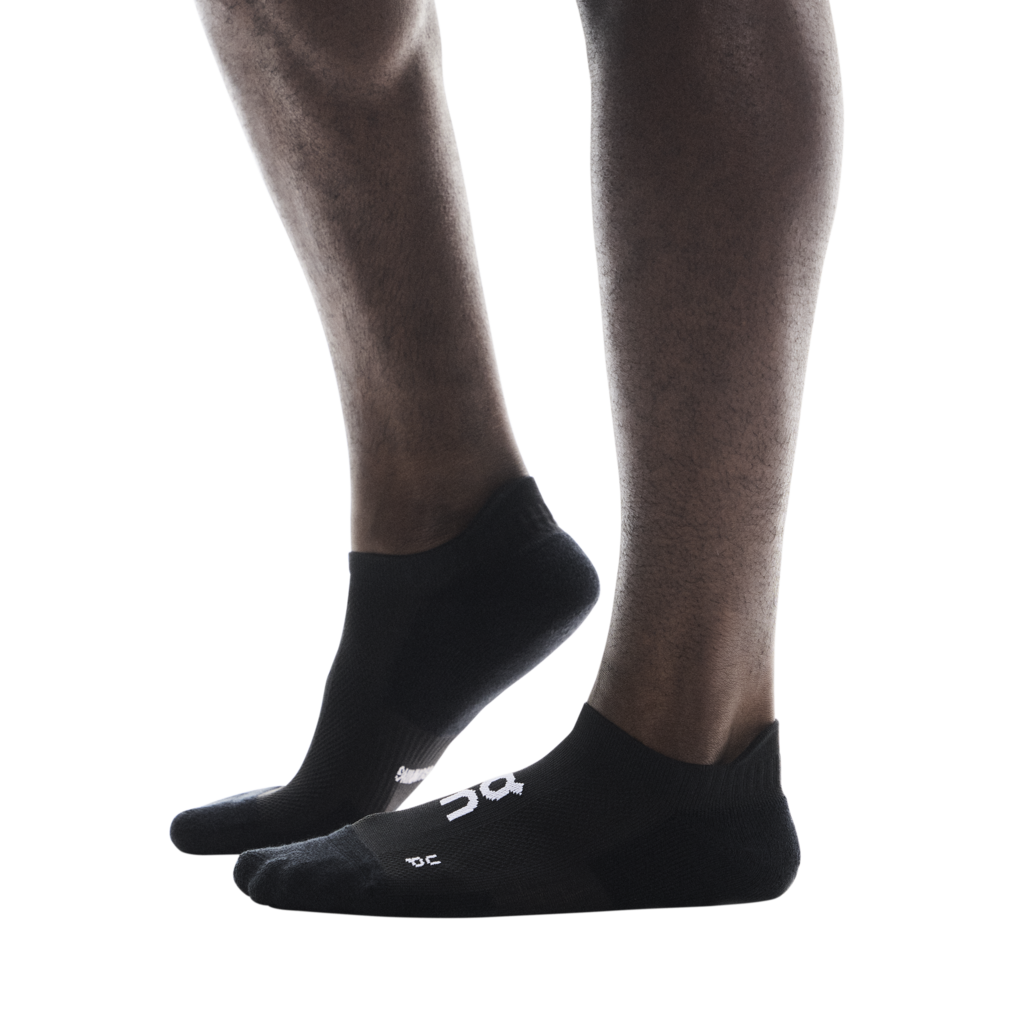 Core Run Sock Low 2P - Black