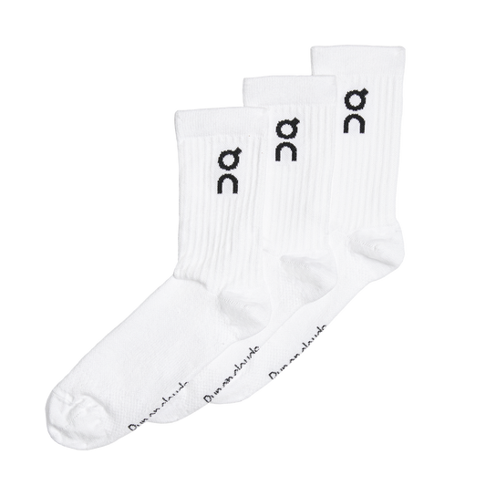 Logo Sock 3-Pack - White