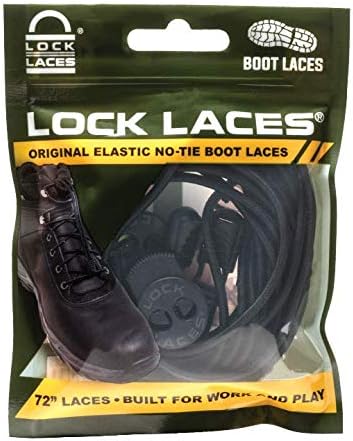 Lock Laces - Black Boot