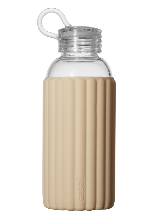 Casall Sthlm Glass bottle 0,5l - Light Sand