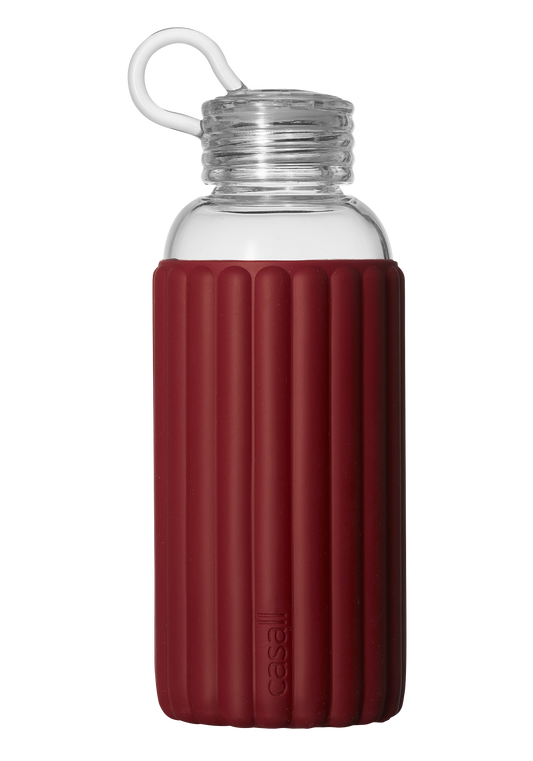 Casall Sthlm Glass bottle 0,5l - Sienna Red