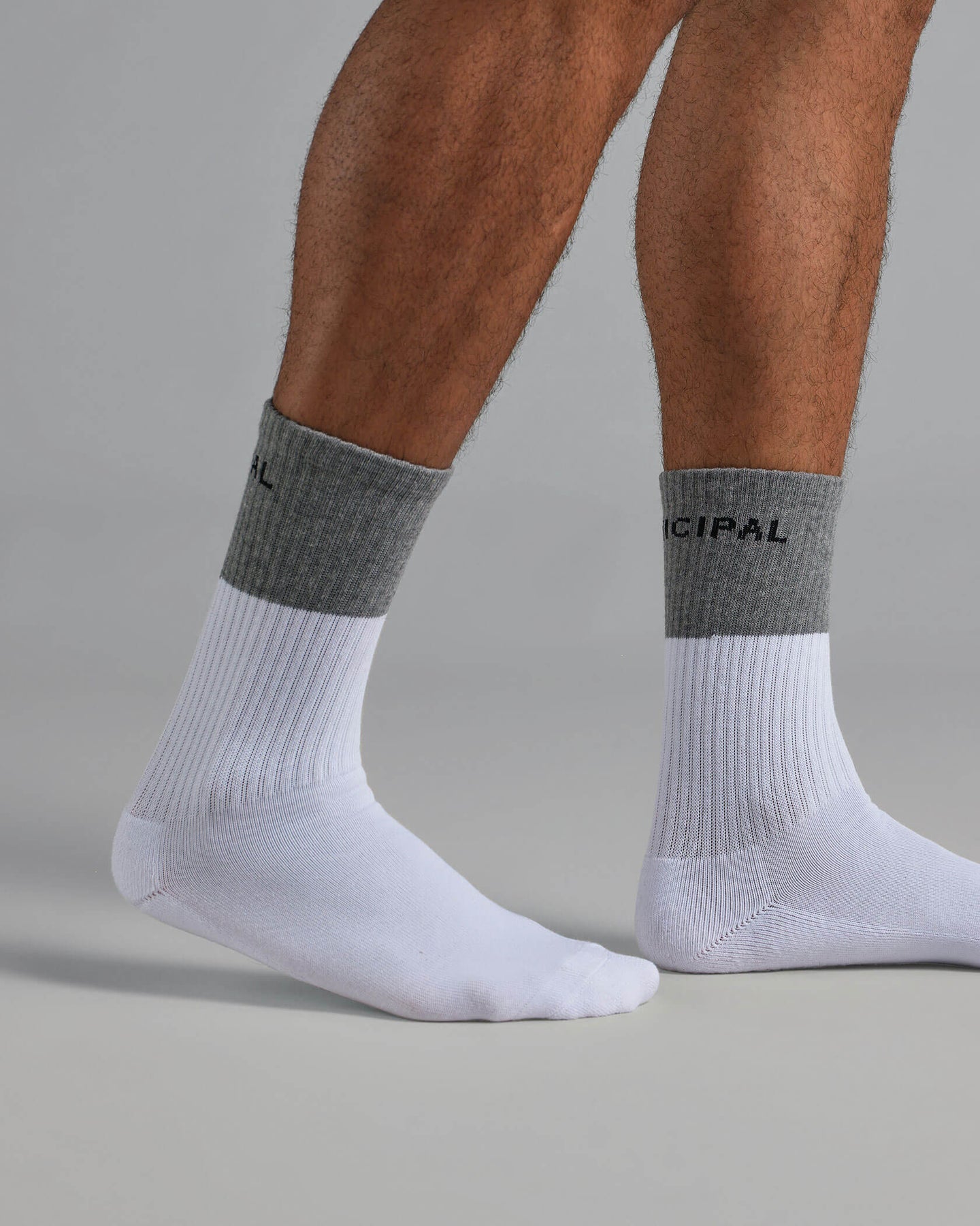 Drip Drop Sock M | White/Athletic Grey