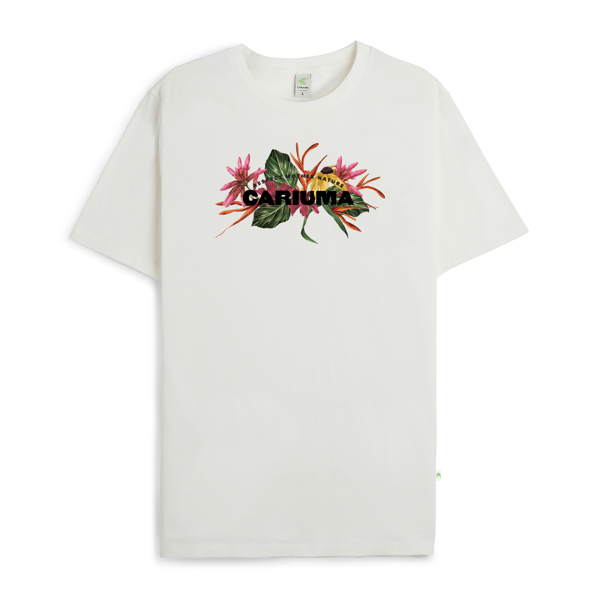 T-Shirt Unisex | White Cariuma Flowers